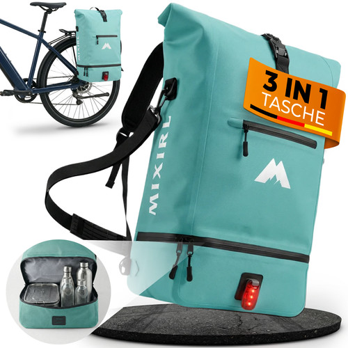 Mint 3in1 fahrradtasche - mint,